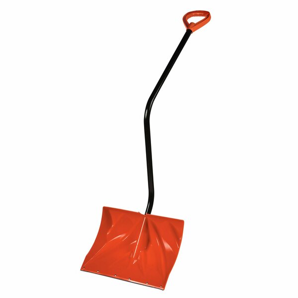 Bigfoot Premium Poly Snow Shovel with Metal Lifesaver Handle and Metal Edge 1177M-1